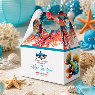 Under the Sea 1st Birthday Party Favour Box