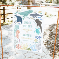 Under The Sea 1st Birthday Welcome