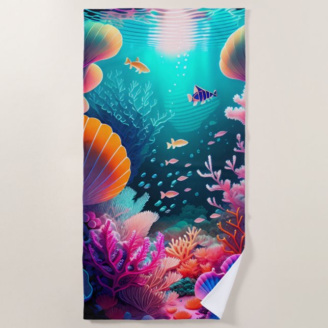 Under The Sea 2 Beach Towel (Front)