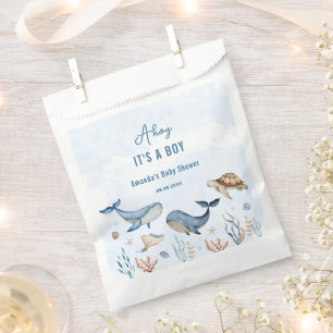 Under the sea Ahoy It's a Boy Baby Shower Favour Bags