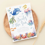 Under the Sea Animals 1st Birthday Invitation<br><div class="desc">This beautiful Under the Sea birthday theme invitation design is perfect for your little one's 1st birthday! This Oneder the Sea invite will make your party stand out with its playful and unique sea creatures illustrations. It is a great way to announce your child's first birthday with a special touch....</div>