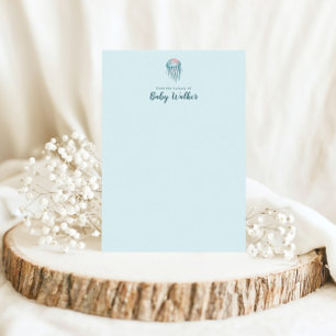 Under The Sea Animals Colourful Baby Shower Card
