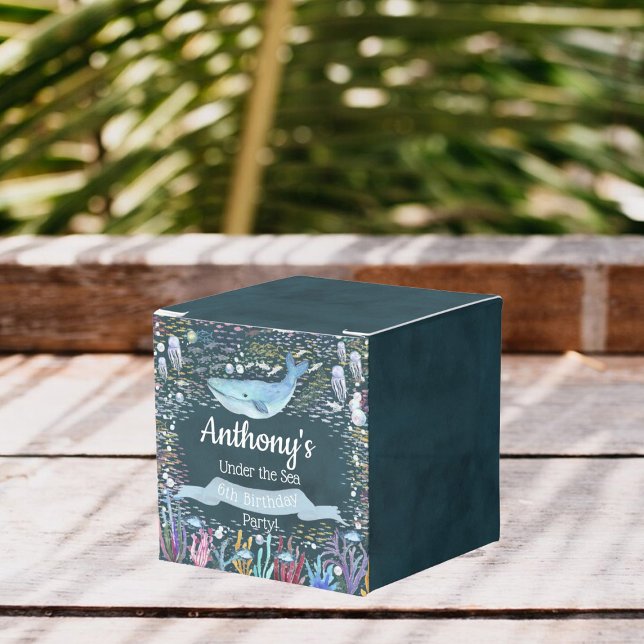 Under The Sea Any Age Birthday Favour Box (Creator Uploaded)