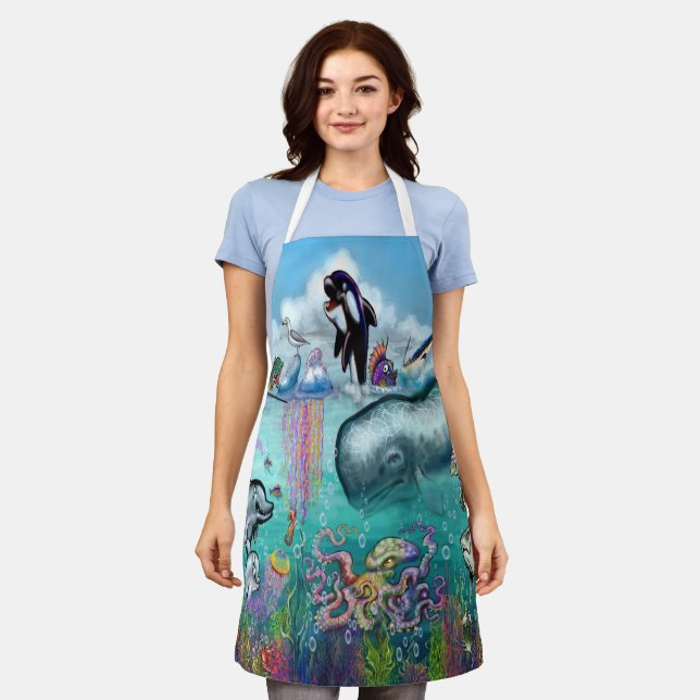 Under the Sea Apron (Worn)