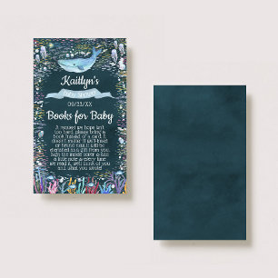 Under The Sea Baby Shower Book Request Enclosure Card