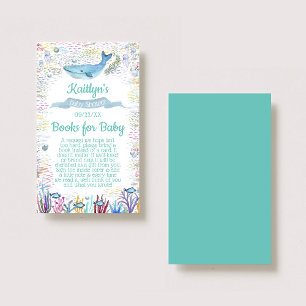 Under The Sea Baby Shower Book Request Enclosure Card