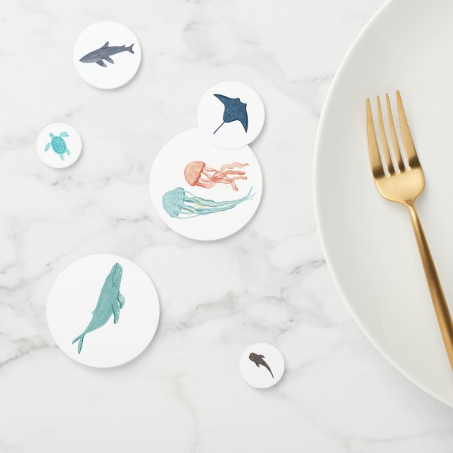 Under The Sea Baby Shower Confetti (Group)