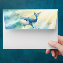 Under the Sea Baby Shower Envelope