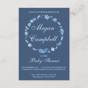 Under The Sea Baby Shower Invitation