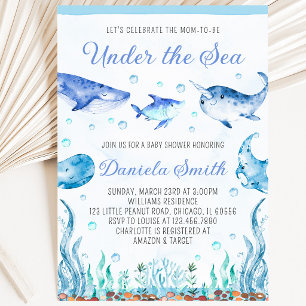 Under the Sea Baby Shower Invitation