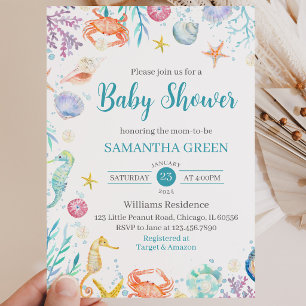 Under the Sea Baby Shower Invitation