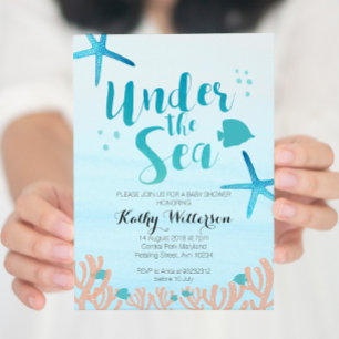 Under the Sea Baby Shower Invitation