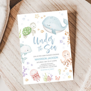 Under The Sea Baby Shower Invitation