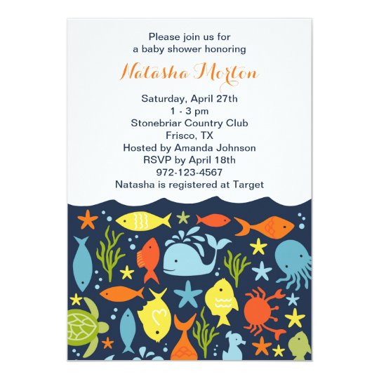 Under the Sea Baby Shower Invitation