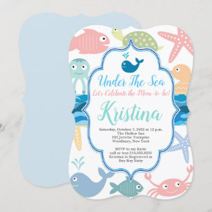 Under the Sea Baby Shower Invitation
