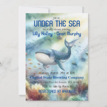 Under the Sea Baby Shower Invitation