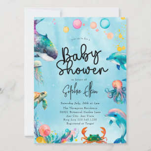 Under the Sea Baby Shower Invitation