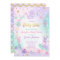 Under The Sea Baby Shower Invitation Pink & Gold