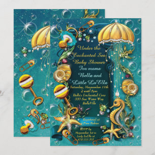 Under the Sea Baby Shower Invitations