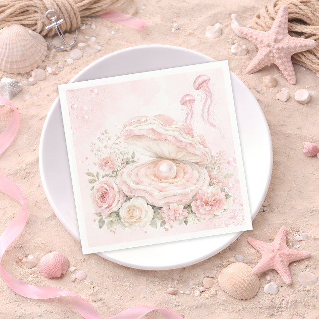 Under the Sea Baby Shower Napkin (Creator Uploaded)