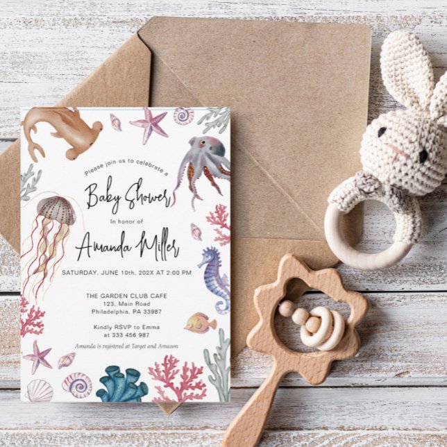 Under the sea Baby Shower  Save The Date (Creator Uploaded)