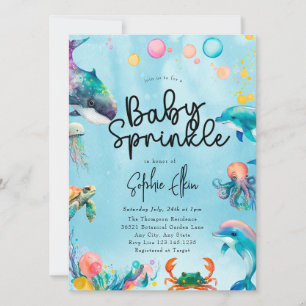 Under the Sea Baby Sprinkle Invitation