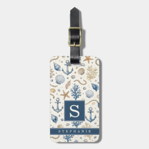 Under the Sea Background Luggage Tag