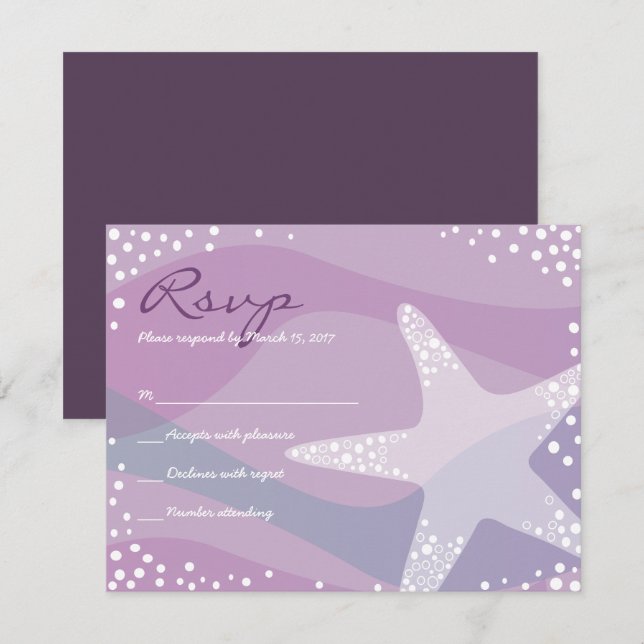 UNDER THE SEA Bat Bar Mitzvah Invitation (Front/Back)