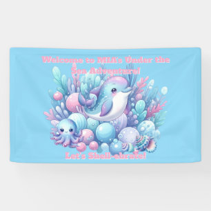 Under the Sea Birthday Banner Editable