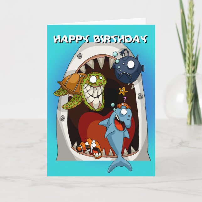 Under the Sea Birthday Card (Front)