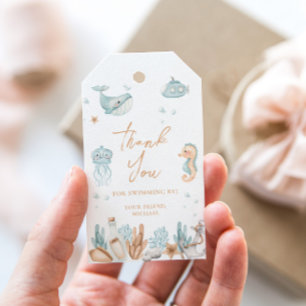 Under the Sea Birthday  Gift Tags