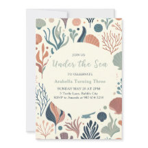 Under the Sea Birthday, Ocean Whispers Pattern