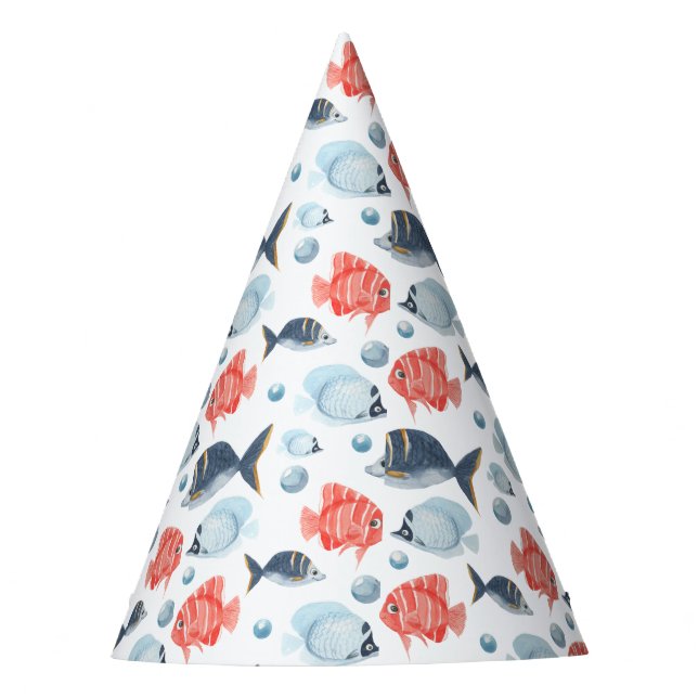 Under The Sea Birthday Party Hat (Front)