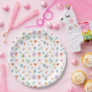 Under The Sea Birthday Party Paper Plate