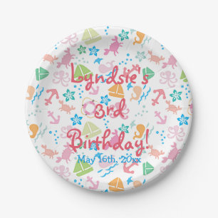 Under The Sea Birthday Party Paper Plate