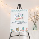 Under the Sea Blue Watercolor Oh Baby Baby Shower