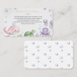 Under the Sea Books for Baby Enclosure Cards