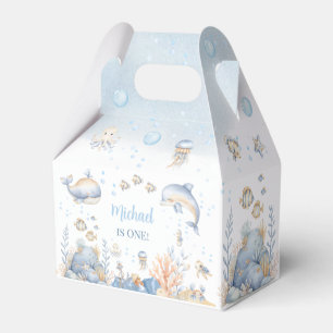 Under the Sea Boy 1st Birthday Favour Box