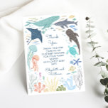 Under The Sea Boy Baby Shower Thank You Card<br><div class="desc">Under the sea boy baby shower thank you card.</div>
