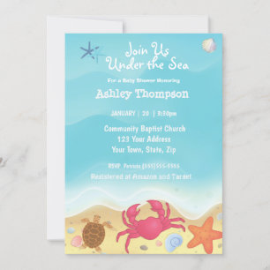 Under the Sea Boys Baby Shower Invitation