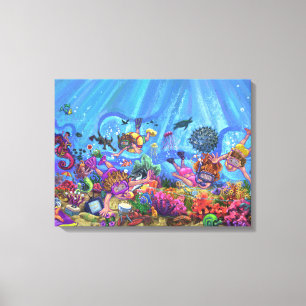Under the Sea Canvas Print