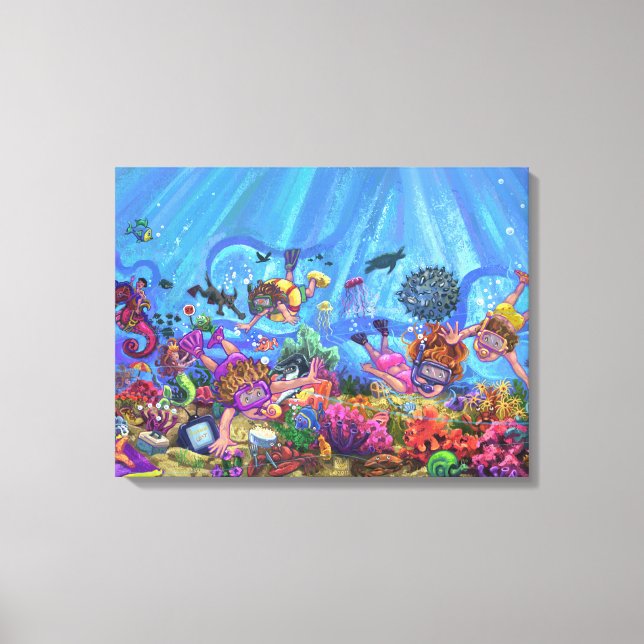 Under the Sea Canvas Print (Front)