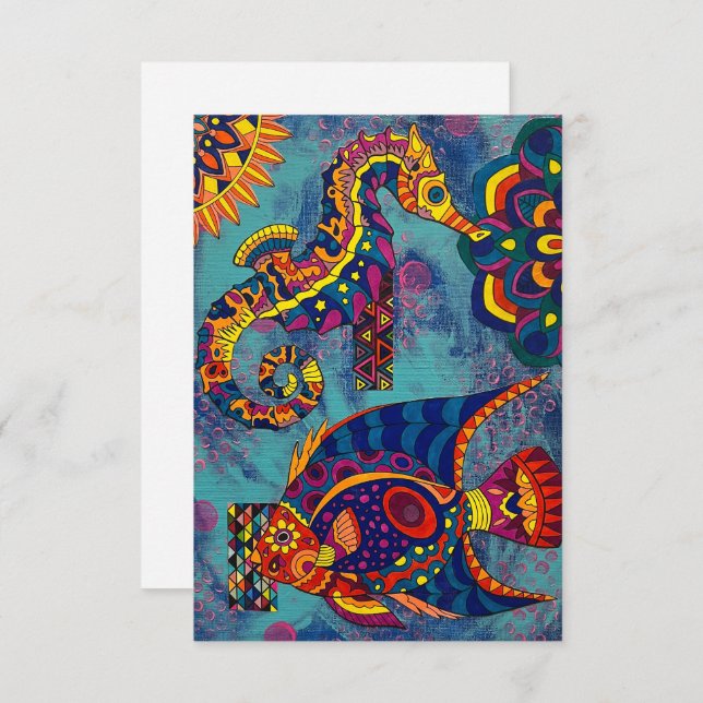 Under the Sea Card (Front/Back)