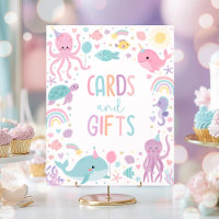 Under The Sea Card And Gifts Birthday Party