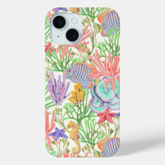 Under the sea iPhone 15 case
