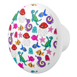 Under the Sea Ceramic Knob