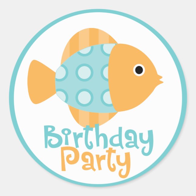 Under the Sea Classic Round Sticker (Front)