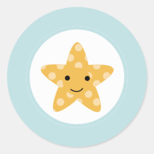 {under the sea} classic round sticker