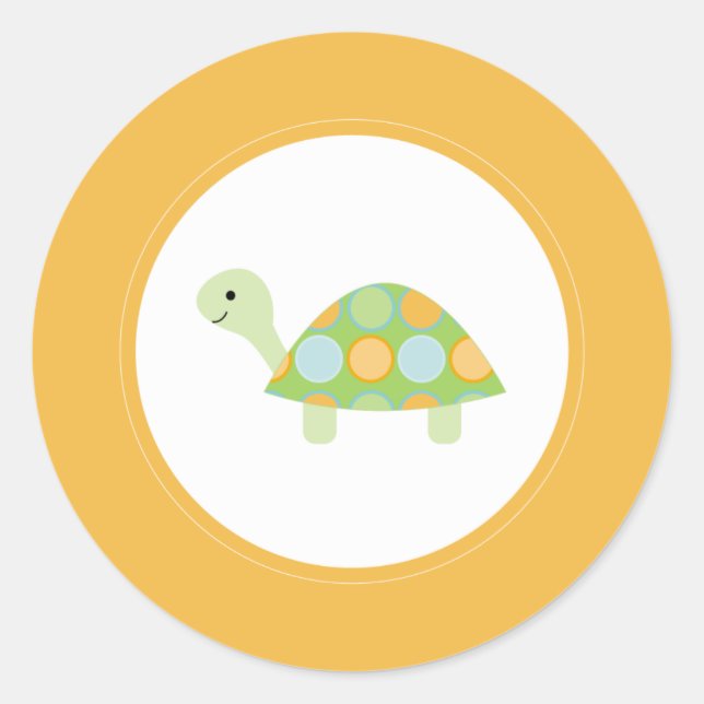 {under the sea} classic round sticker (Front)