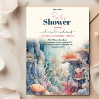 Under the Sea Creatures Marine Life  Baby Shower